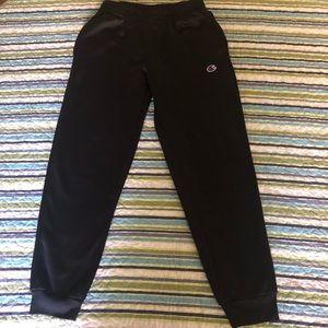 Boys 10/12 Black Champion Joggers